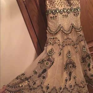 Anarkali kameez churidar gown bride Indian gatsby